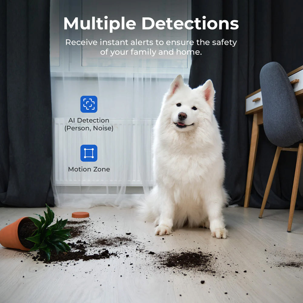 IMILAB C21 Wi-Fi Pan & Tilt AI Indoor Security Camera 2.5K 4MP (Mic)