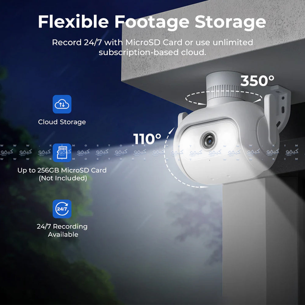 IMILAB EC5 Wi-Fi 360° Pan & Tilt AI Outdoor Security Camera 2K 3MP (Mic) (Full Color)