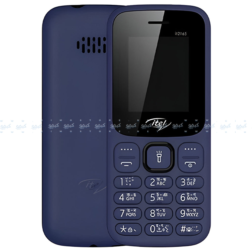 ITEL IT2165 Dual SIM (32MB / 32MB Ram / FM / 1.77 Inch / 2G) - Deep Blue
