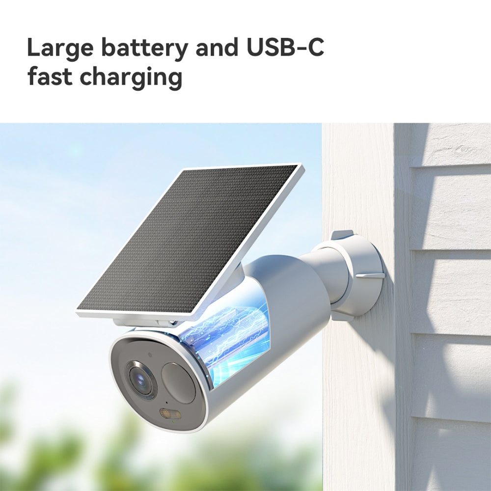 Imou Cell 3C IPC-K9DCP-3T0WE-V2 Battery-Powered Wi-Fi Outdoor Security Camera 2K 3MP 2.8mm (8x Zoom) (Mic) (Full Color) With Solar Panel 2.2W