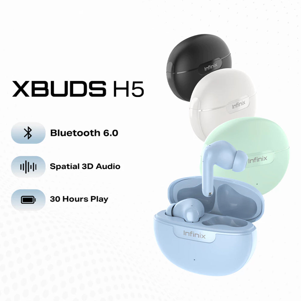 Infinix XBuds H5 XE36 True Wireless Earbuds - Black