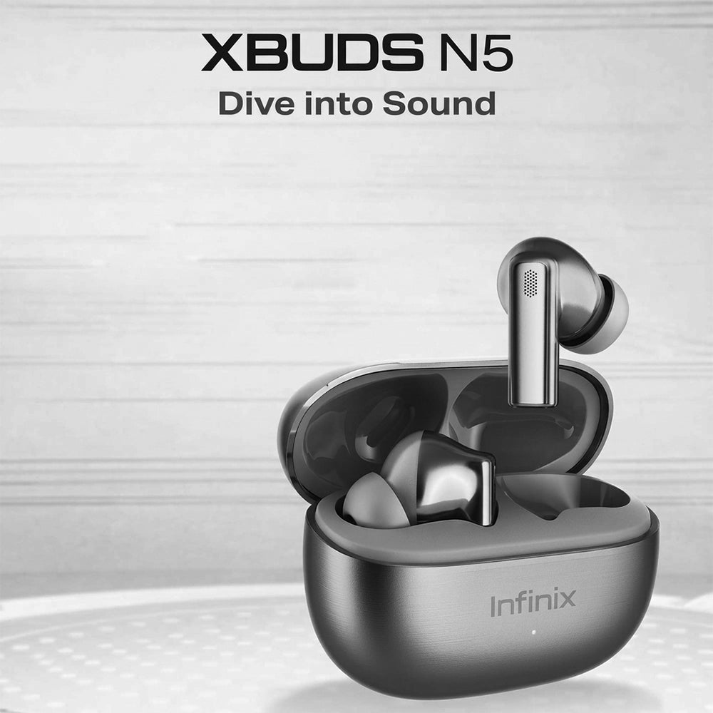 Infinix XBuds N5 XE38 True Wireless Earbuds - Black