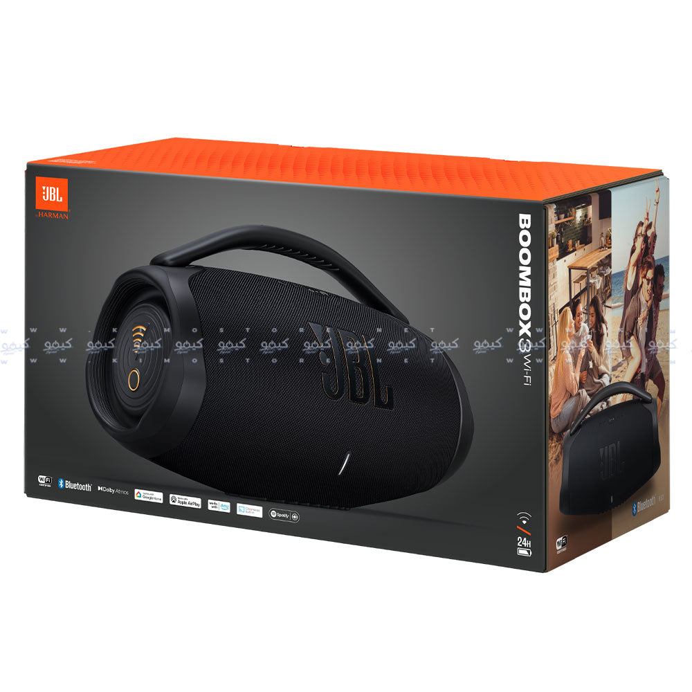 JBL Boombox 3 Wi-Fi Portable Bluetooth Speaker - Black