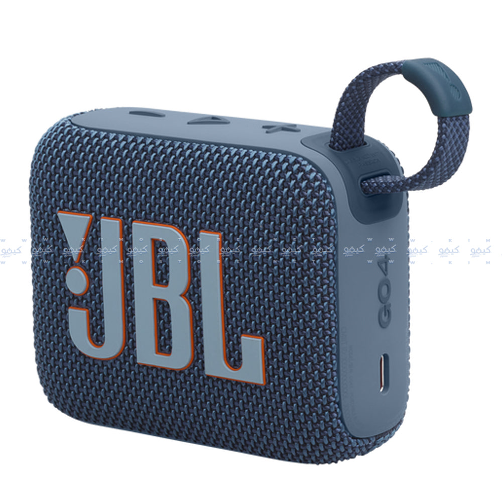 سبيكر بلوتوث متنقل جي بي إل مقاوم للماء Go 4 (ضمان محلي) - أزرق