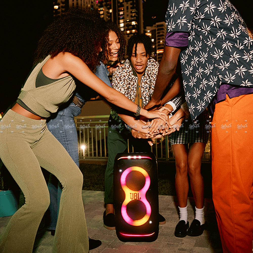 سبيكر بلوتوث متنقل جي بي إل PartyBox Stage 320 - أسود