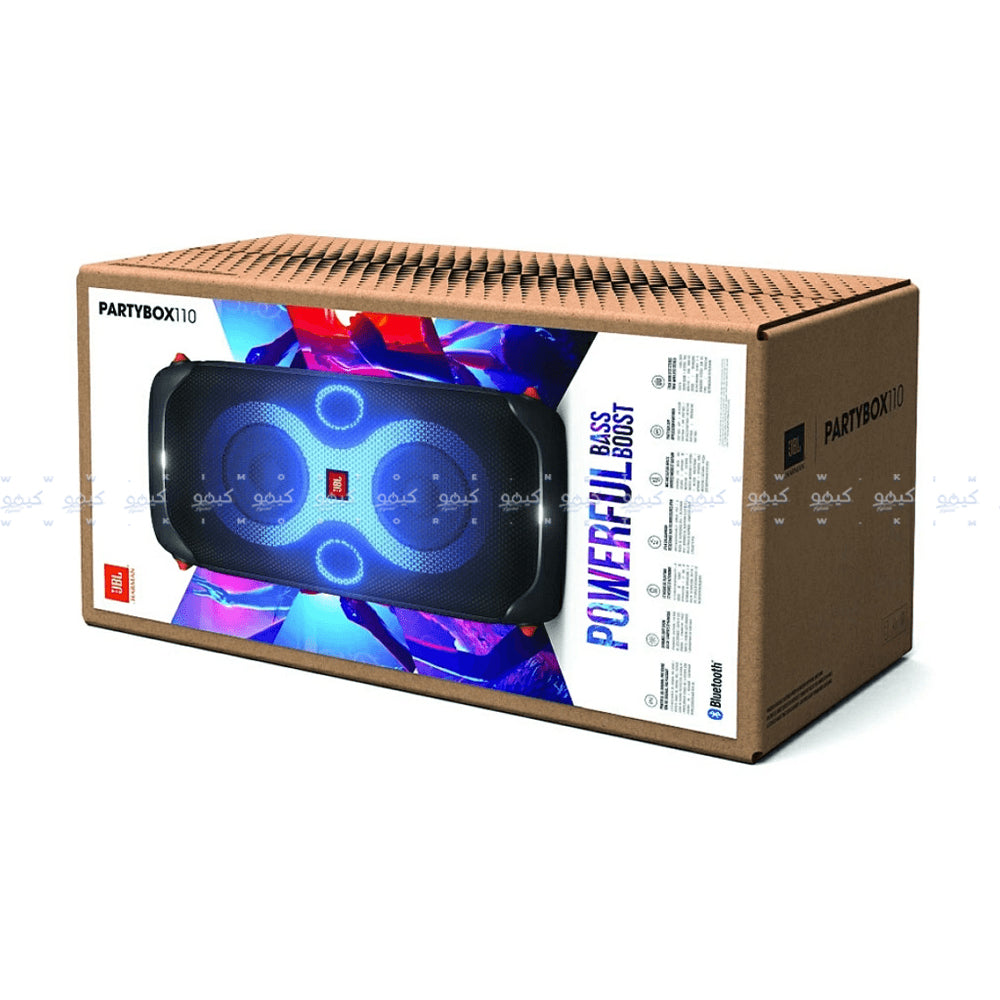 JBL Partybox 110 Portable Bluetooth Speaker - Black