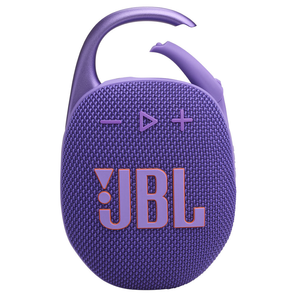 JBL Clip 5 Waterproof Portable Bluetooth Speaker - Purple