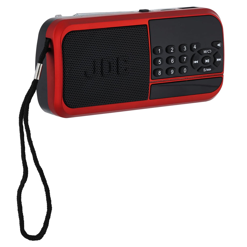 Joc H798BT Portable Radio Speaker - Red