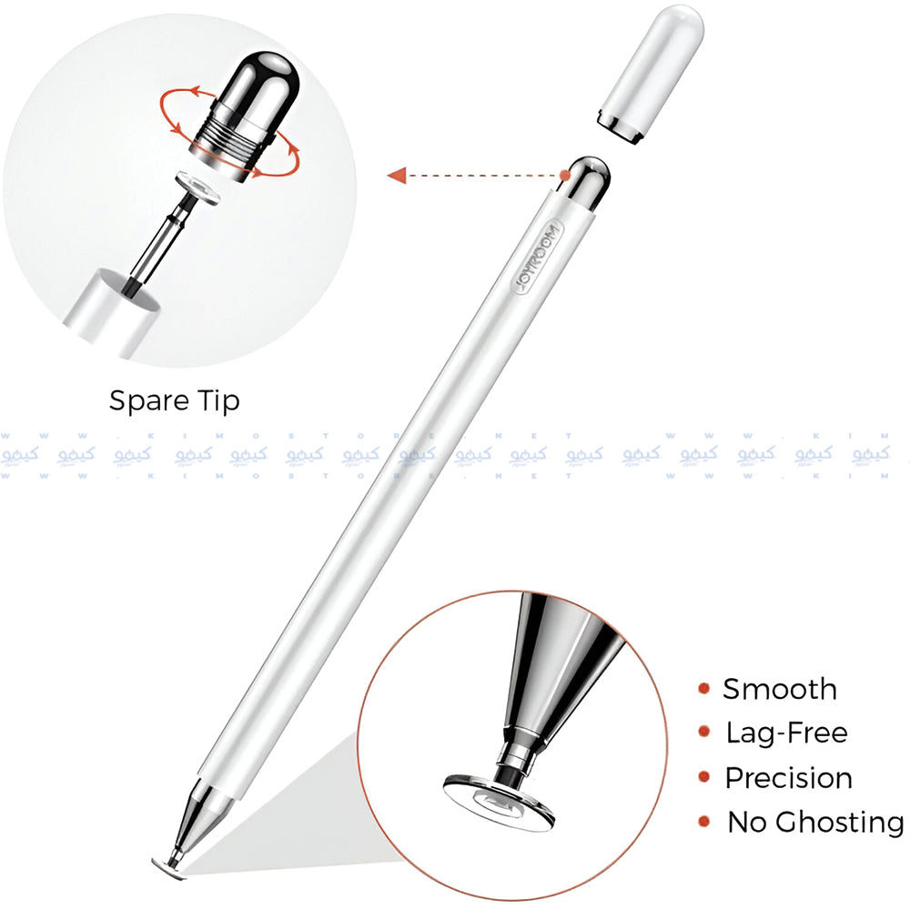 قلم جوي روم لشاشات اللمس JR-BP560S - أبيض