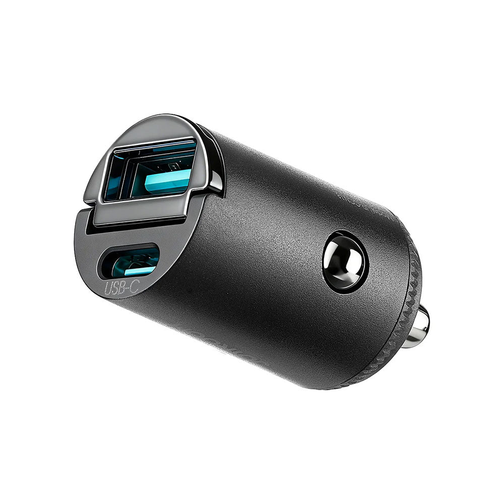 Joyroom JR-CCN18 Mini Car Charger USB + Type-C 65W Fast Charging