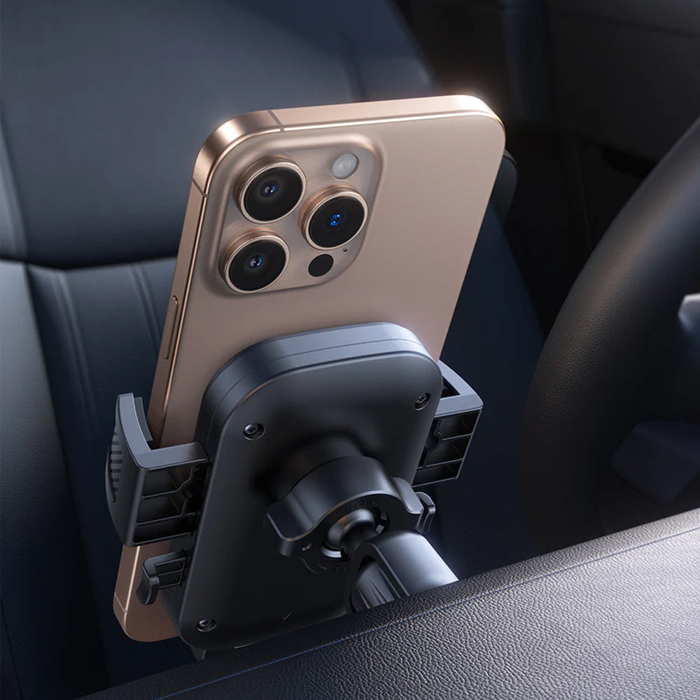 حامل موبايل للسيارة جوي روم للزجاج الامامي دوران كامل 360 درجة JR-OK6