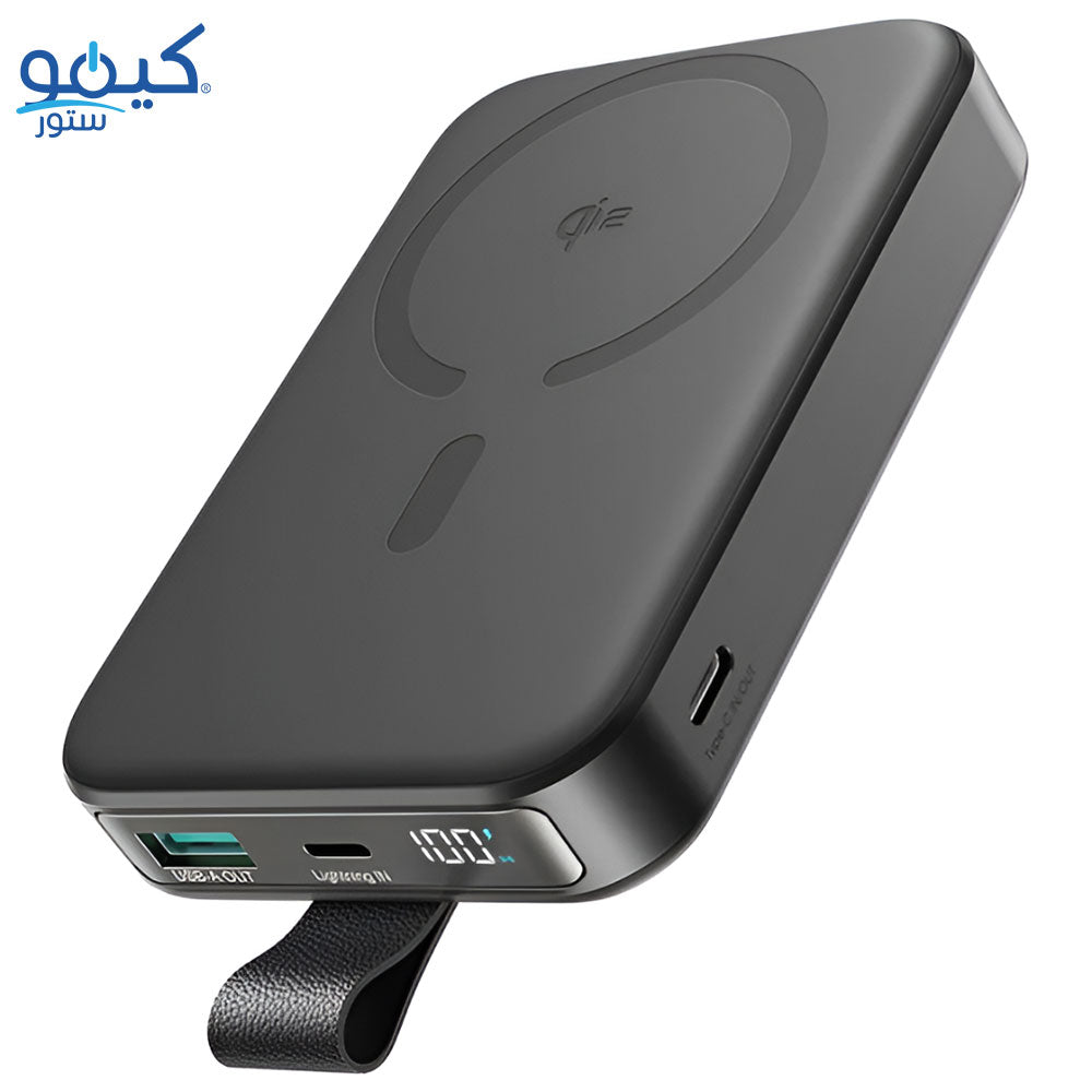 Joyroom JR-PBM11 Magnetic Wireless Power Bank With Kickstand USB + Type-C + Lightning 22.5W Fast Charging 10000mAh