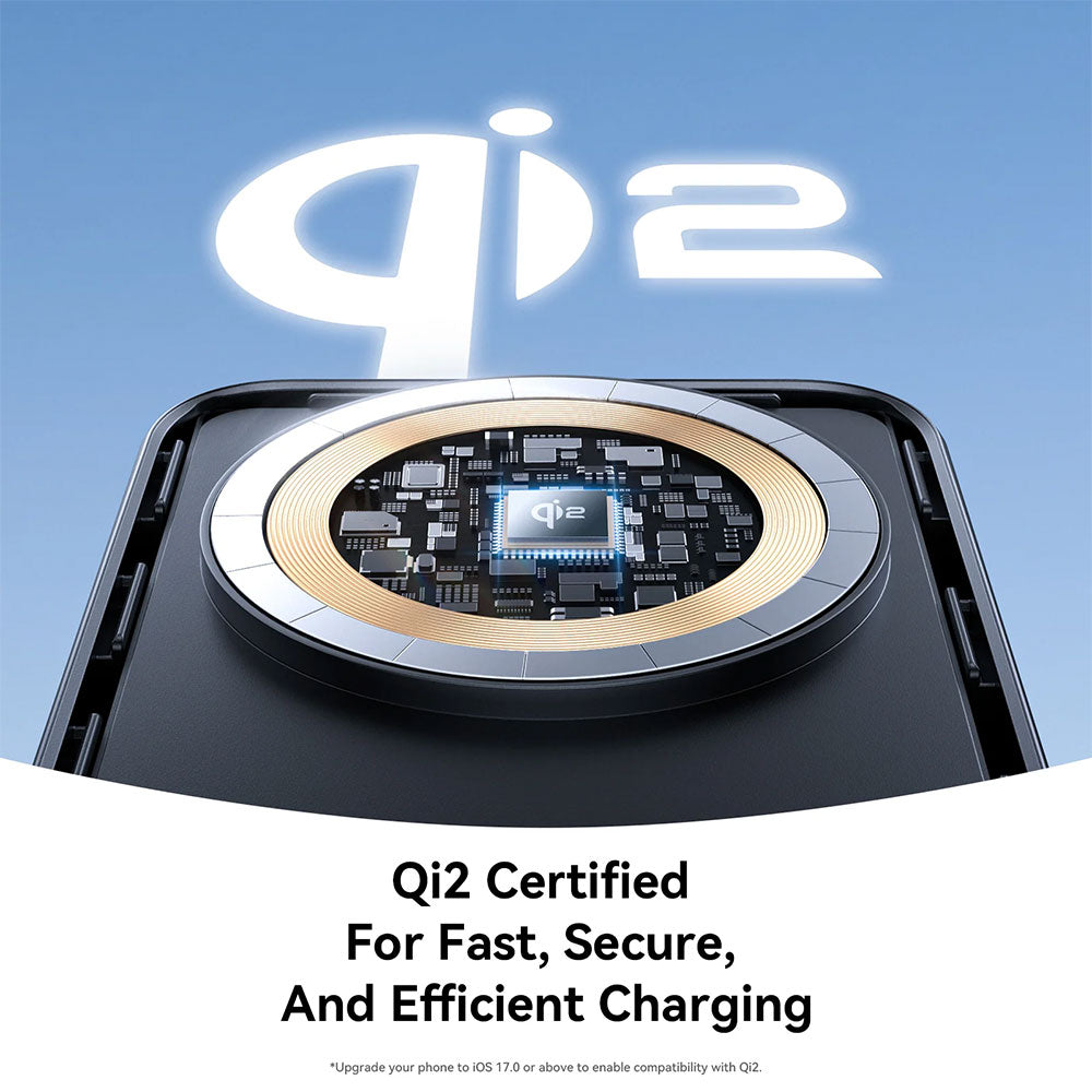 Joyroom JR-PBM11 Magnetic Wireless Power Bank With Kickstand USB + Type-C + Lightning 22.5W Fast Charging 10000mAh