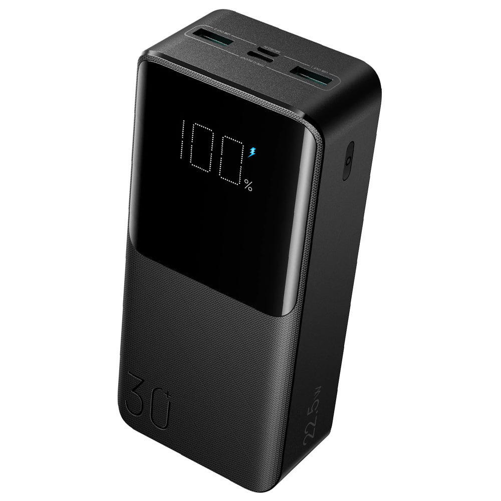 Joyroom JR-QP193 Power Bank 2x USB + Type-C + Micro 22.5W Fast Charging 30000mAh - Black