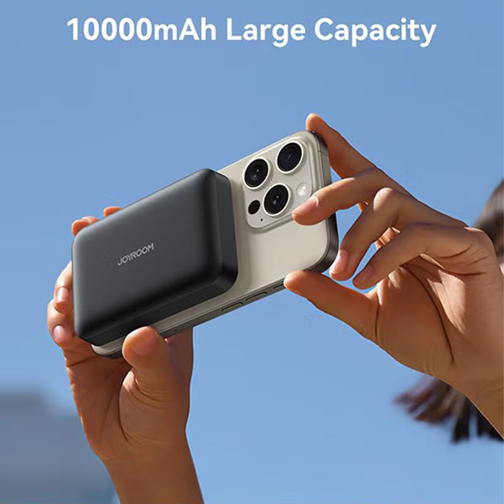 Joyroom JR-W020 Magnetic Wireless Power Bank USB + Type-C 22.5W Fast Charging 10000mAh - Black