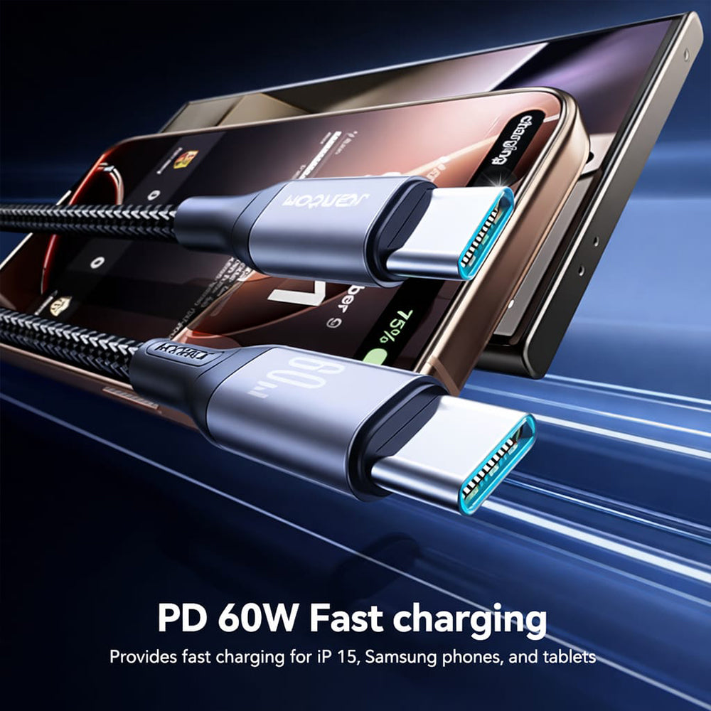 Joyroom S-A28 PD Type-C To Type-C Cable 60W Fast Charging 2m