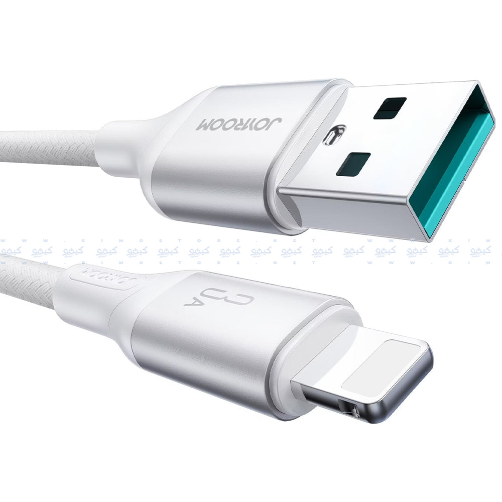 Joyroom S-A28 USB To Lightning Cable 3A Fast Charging 2m - White