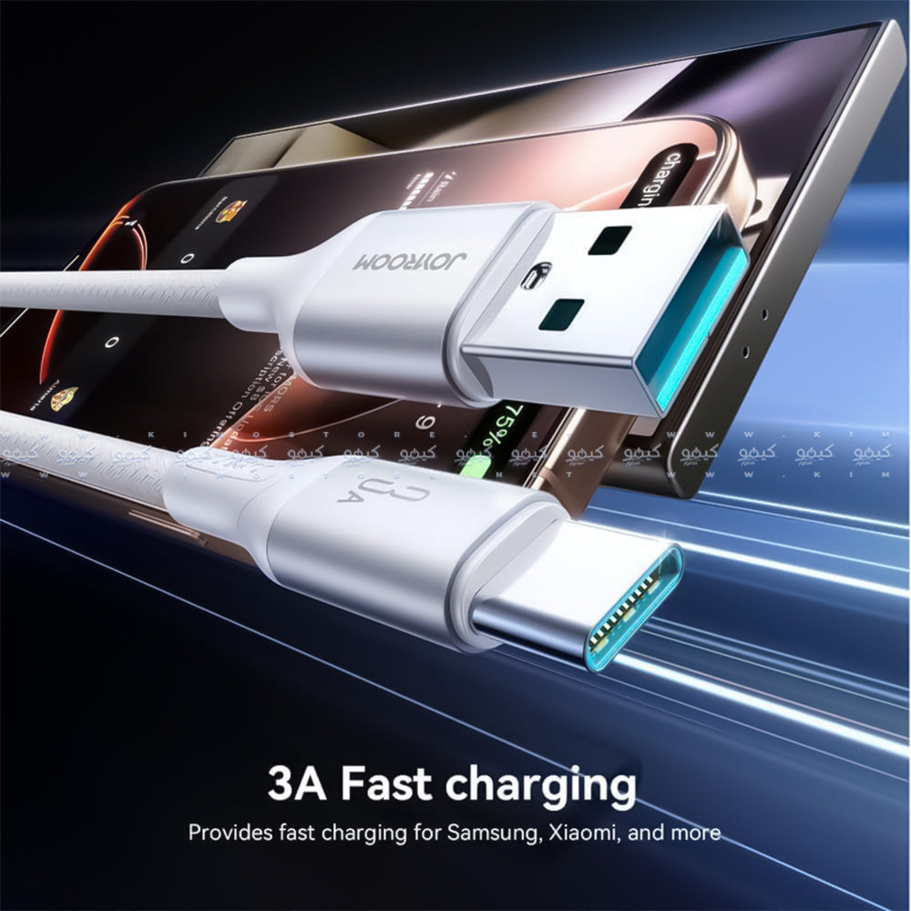 Joyroom S-A28 USB To Type-C Cable 3A Fast Charging 2m