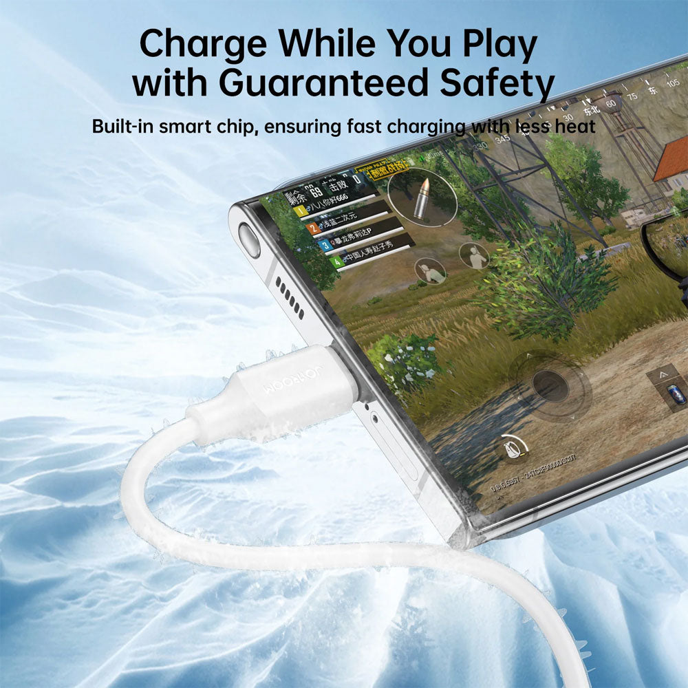 كابل شاحن موبايل جوي روم يو اس بي إلى تايب سي بقوه 3 امبير شحن سريع 0.25 متر S-A9