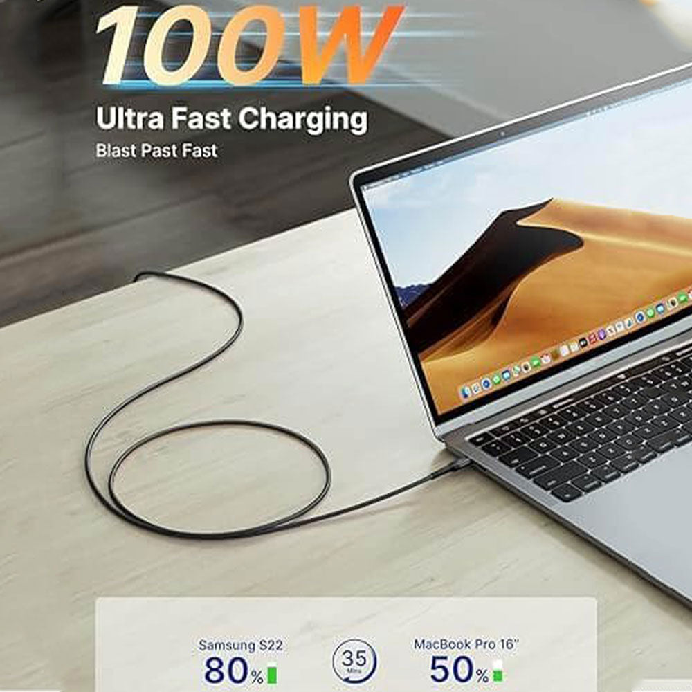 Jsaux CC0020 Type-C To Type-C Cable 100W Fast Charging