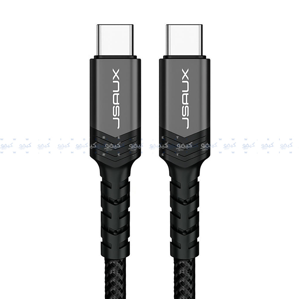 Jsaux CC0020 Type-C To Type-C Cable 100W Fast Charging 1m - Black