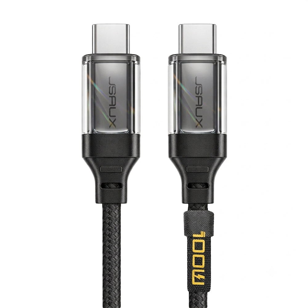 Jsaux CC0057 Type-C To Type-C Cable 100W Fast Charging 2m - Black