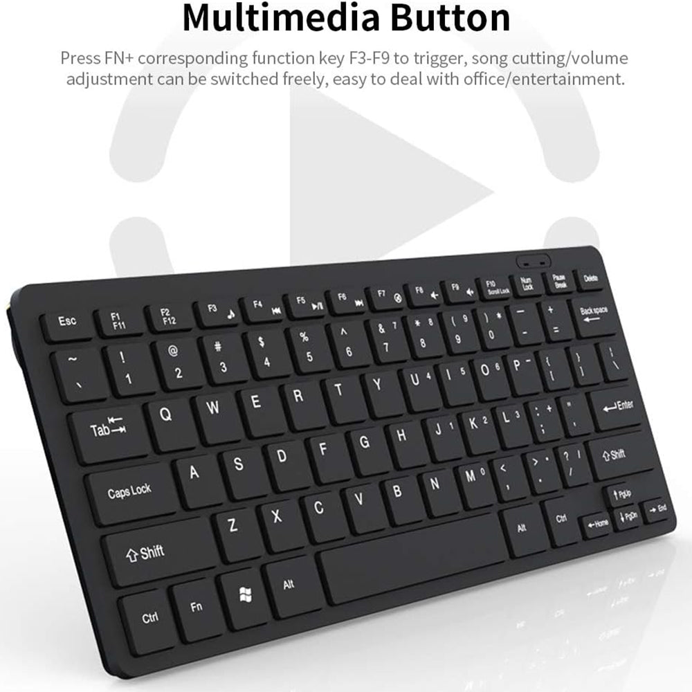 K-1000 Mini Wired Keyboard English & Arabic