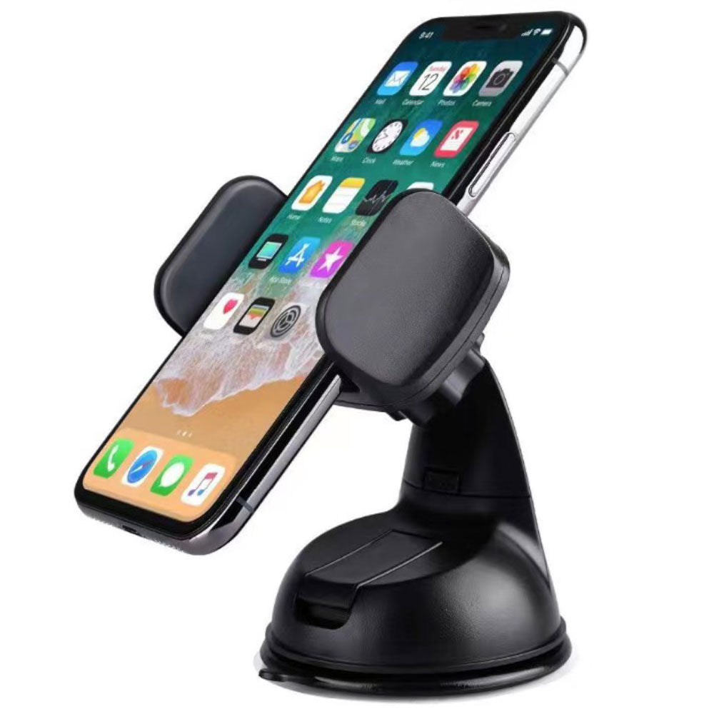 K3 Pro Suction Cup Car Phone Holder - Black