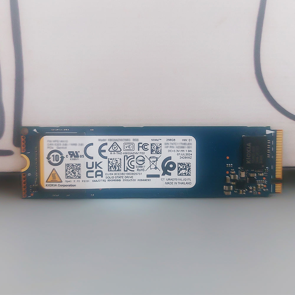 Toshiba Kioxia KBG5AZNV256G 256GB NVMe 2280 PCIe M.2 SSD (Original Used)
