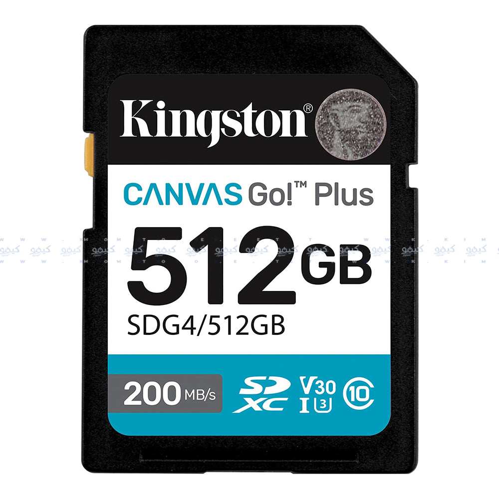 Kingston Canvas Go Plus SDG4 512GB Class 10 Micro SD Memory Card