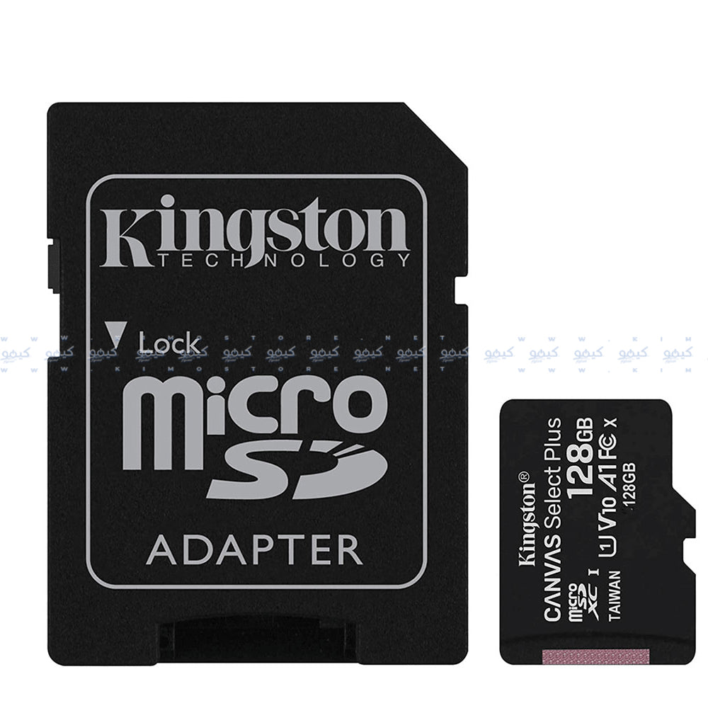 Kingston Canvas Select Plus SDCS3 128GB Class 10 Micro SD Memory Card