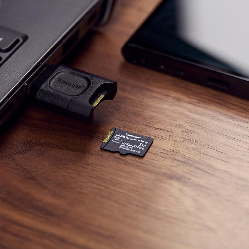 ميمورى كارد كينجستون 256 جيجابايت Canvas Select Plus SDCS3 Class 10 Micro SD