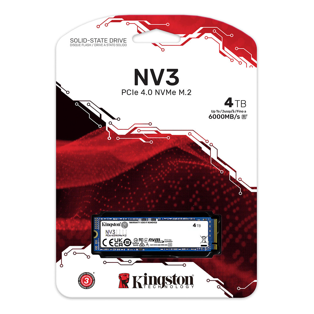هارد درايف M.2 SSD كينجستون 4 تيرابايت NV3 NVMe PCIe