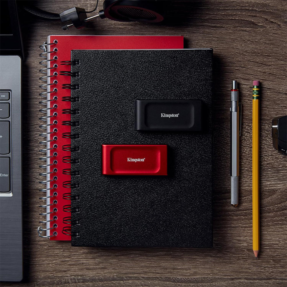 هارد درايف SSD خارجي متنقل كينجستون 2 تيرابايت XS1000 - احمر