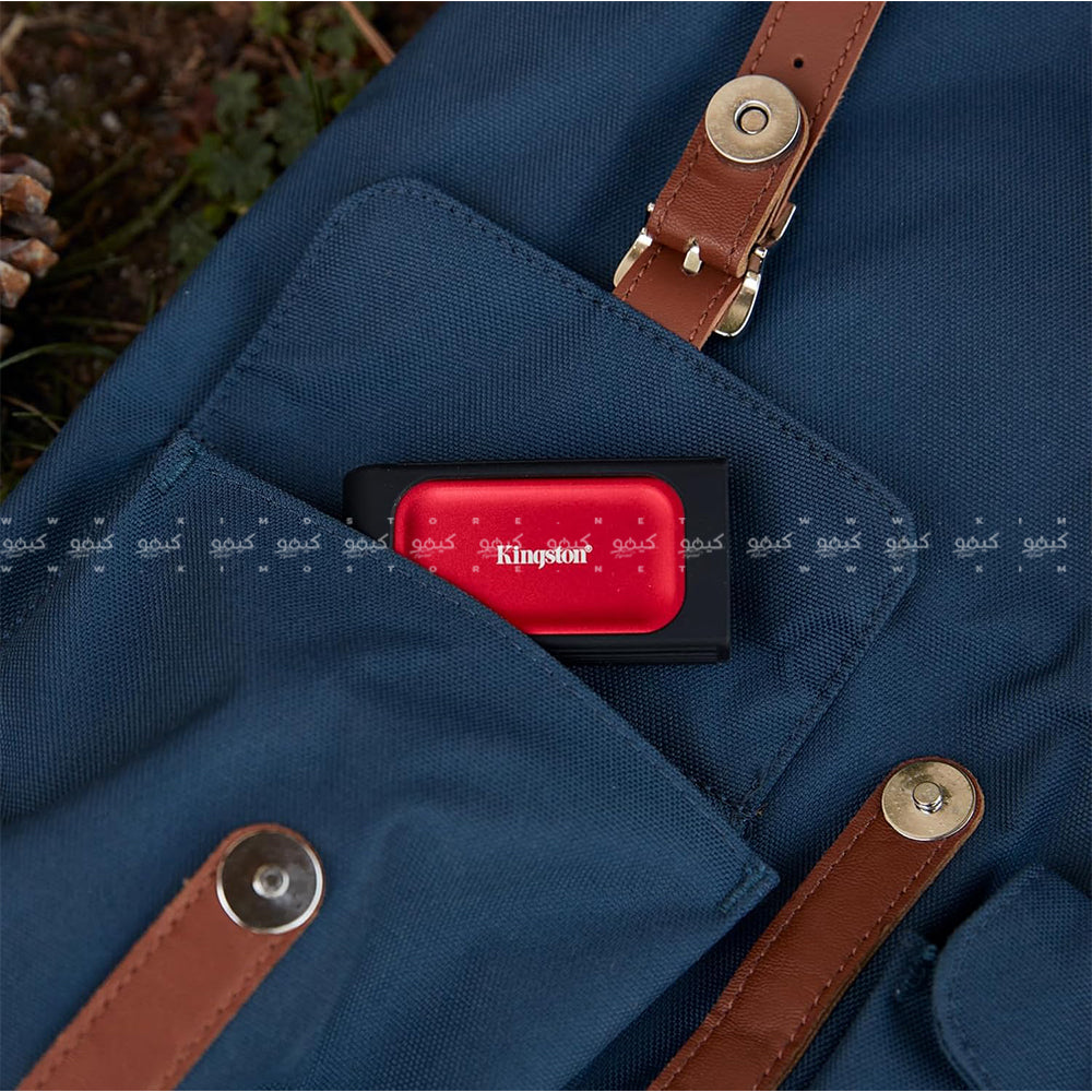 Kingston XS1000R 1TB Portable External SSD Drive - Red