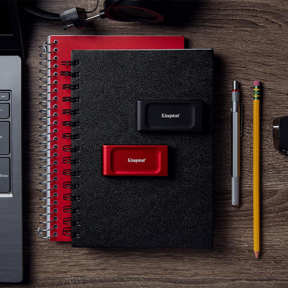 Kingston XS1000R 1TB Portable External SSD Drive - Red