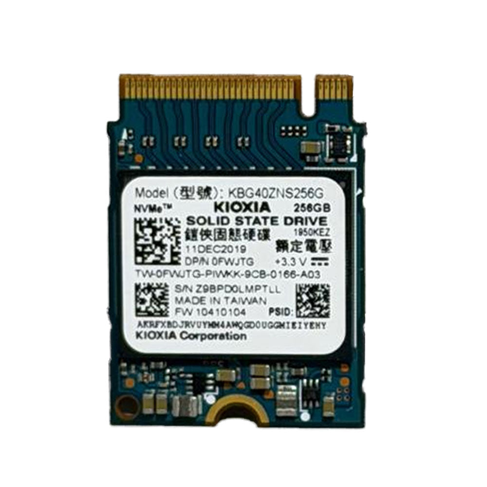 هارد درايف كيوكسيا 256 جيجابايت KBG40ZNS NVMe PCIe M.2 2230 SSD (استعمال خارج)
