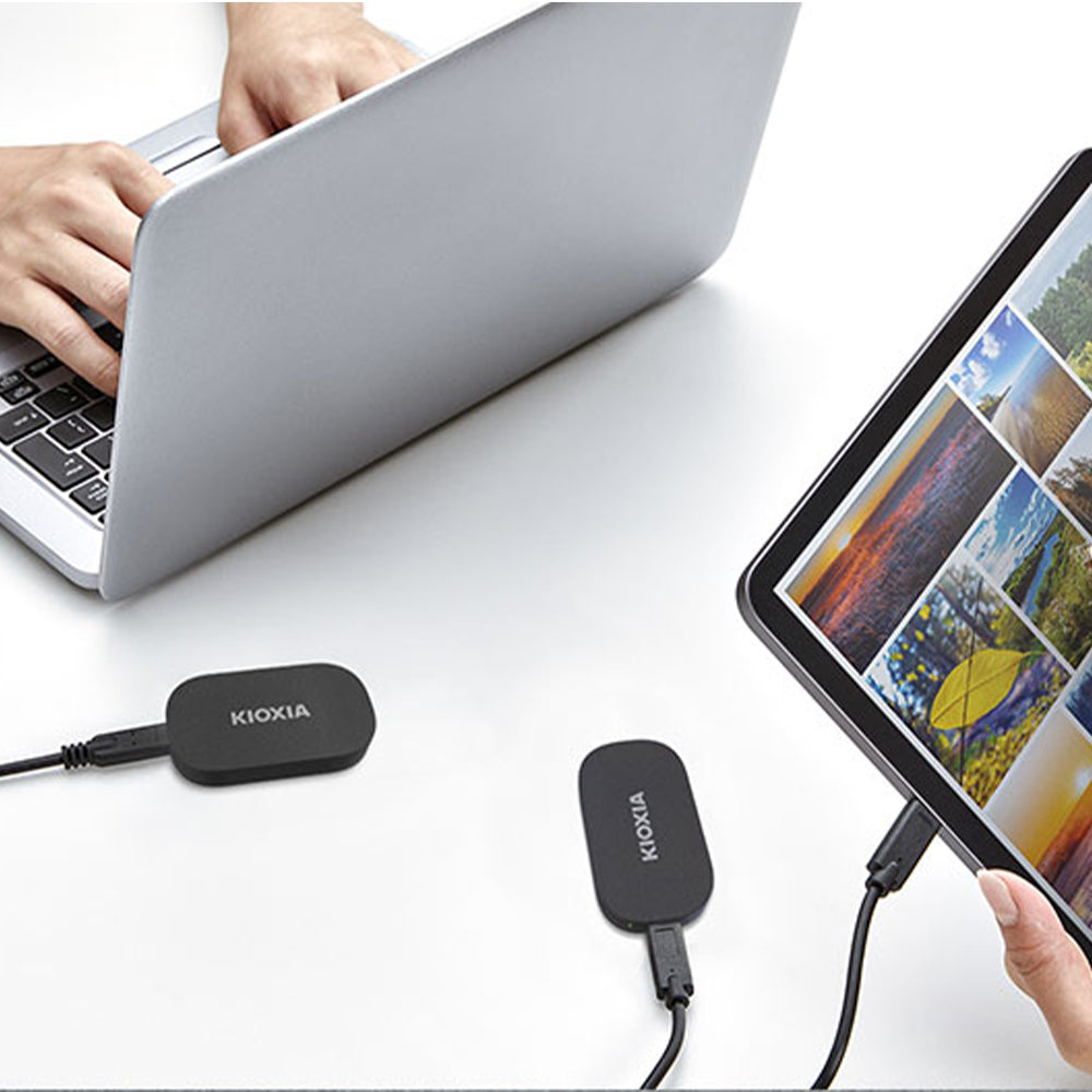 هارد درايف SSD خارجي متنقل كيوكسيا 2 تيرابايت EXCERIA PLUS G2