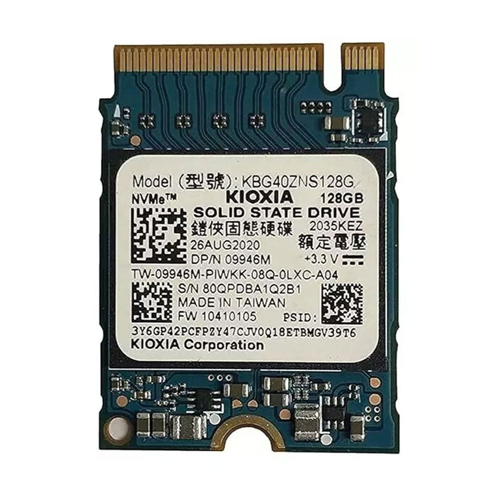 هارد درايف كيوكسيا 128 جيجابايت KBG40ZNS NVMe PCIe M.2 2230 SSD (استعمال خارج)