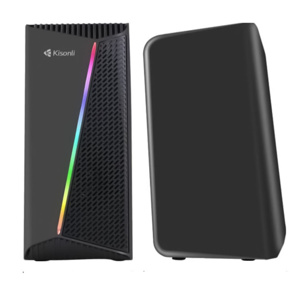 Kisonli X30 RGB Speaker 2.0 - Black