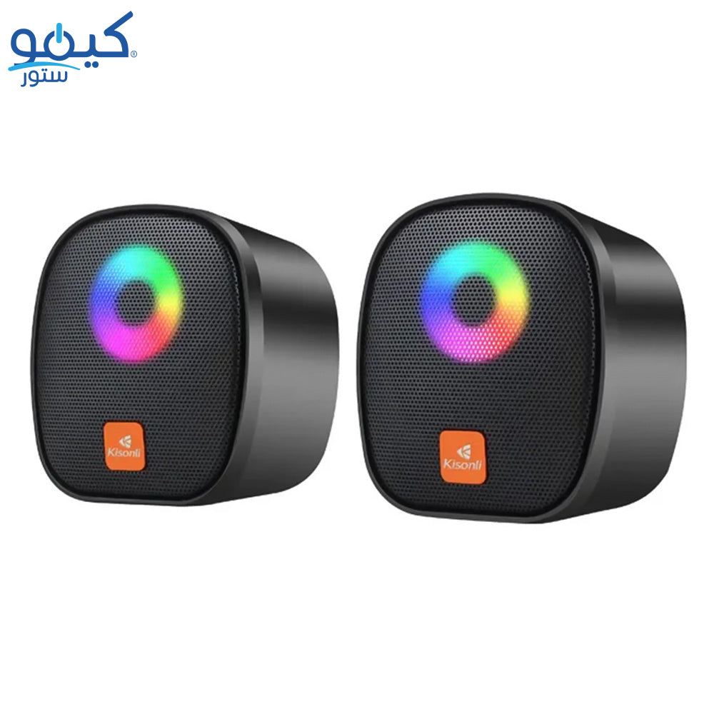 Kisonli X11 RGB Speaker 2.0 - Black