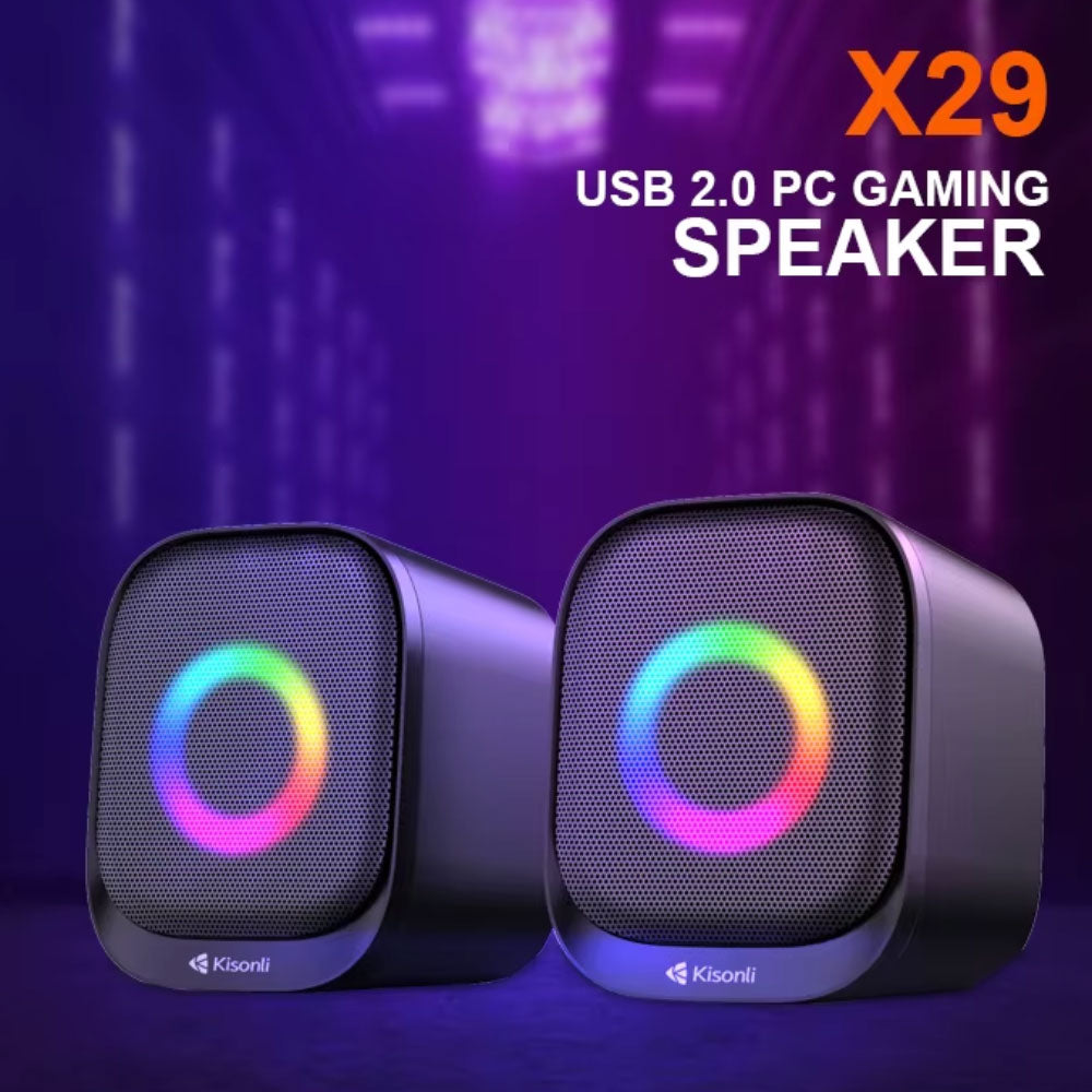 Kisonli X29 RGB Speaker 2.0