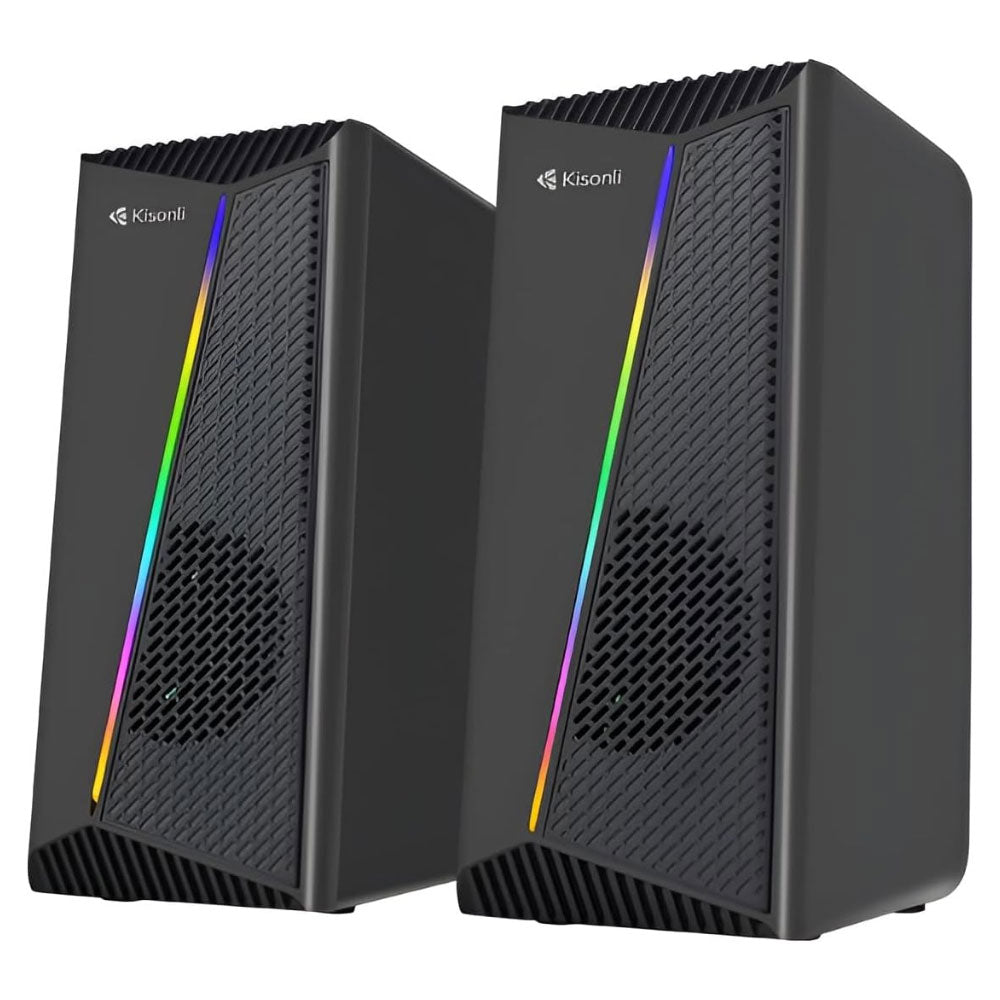 Kisonli RGB Speaker 2.0 - Black
