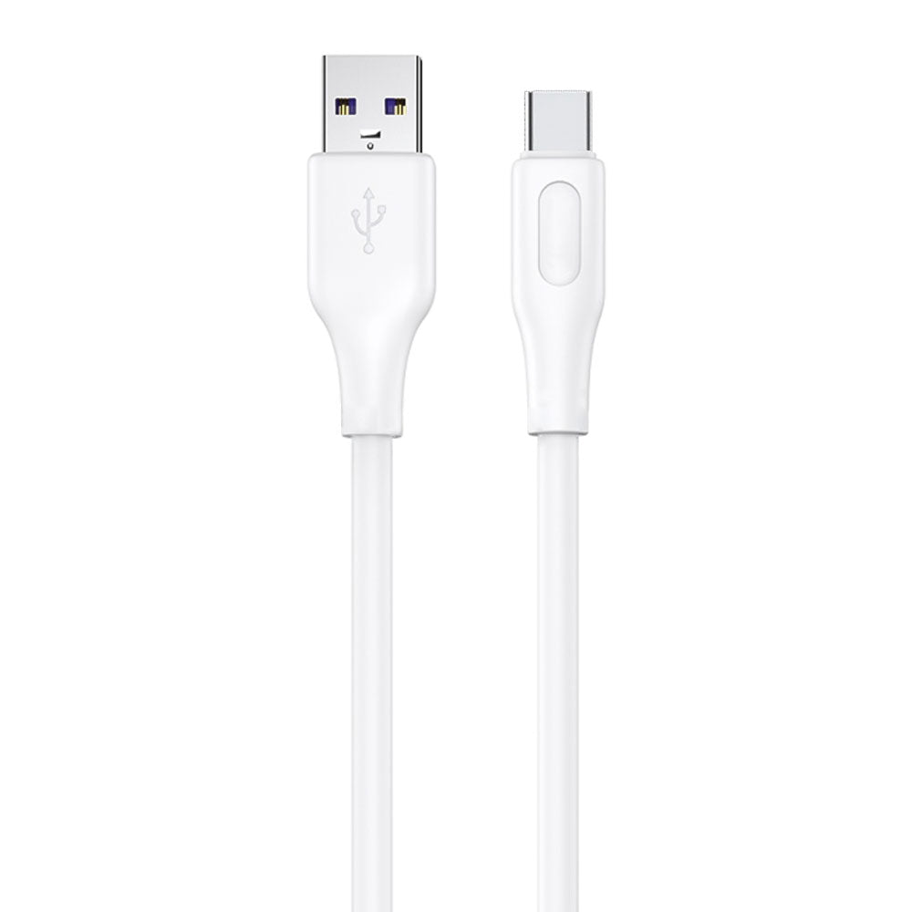 Kivee Basike CT12-1C USB To Type-C Cable 6A 120W Fast Charging 1m - White