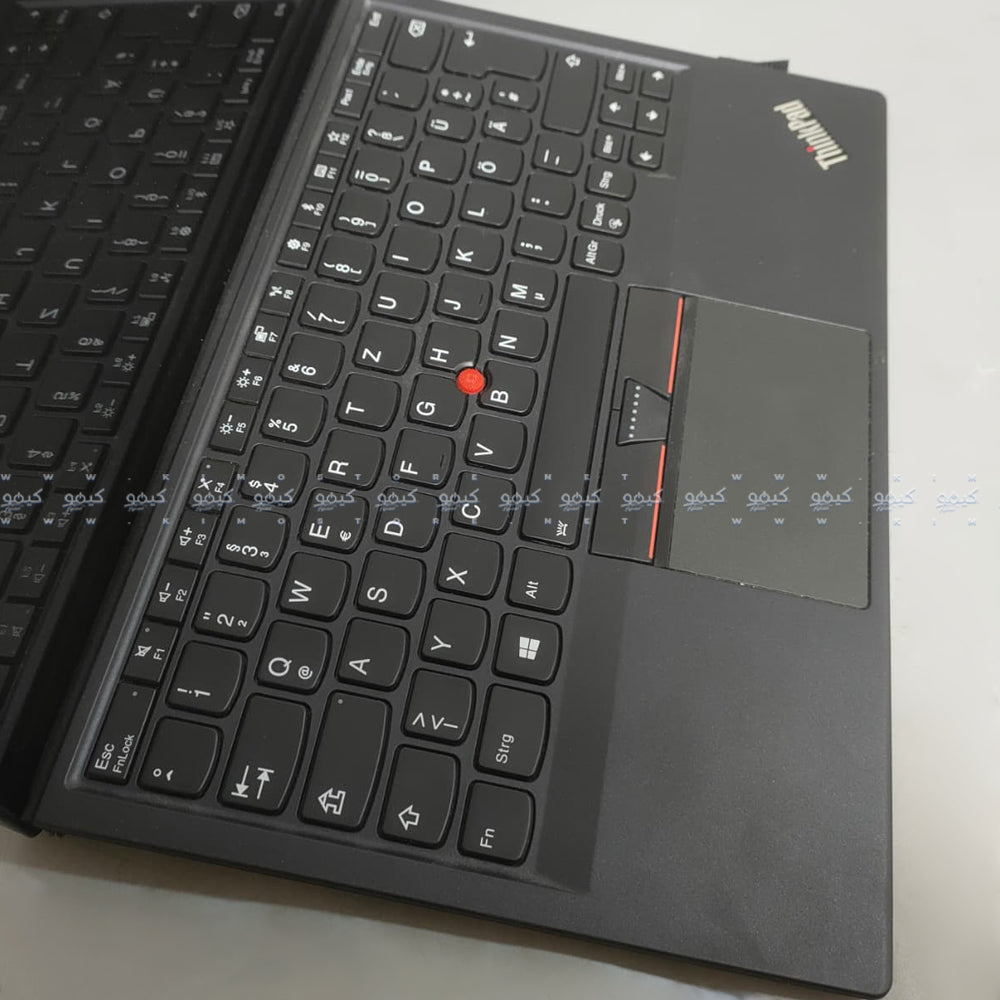 لاب توب لينوفو 2 في 1 قابل للفصل ThinkPad X1 Tablet Gen 2 (انتل كور i7-7Y54 - رام 8 جيجابايت DDR3 - هارد 256 جيجابايت M.2 - انتل HD جرافيكس - شاشة 12 بوصة FHD + تاتش سكرين 360° - كاميرا) استعمال خارج