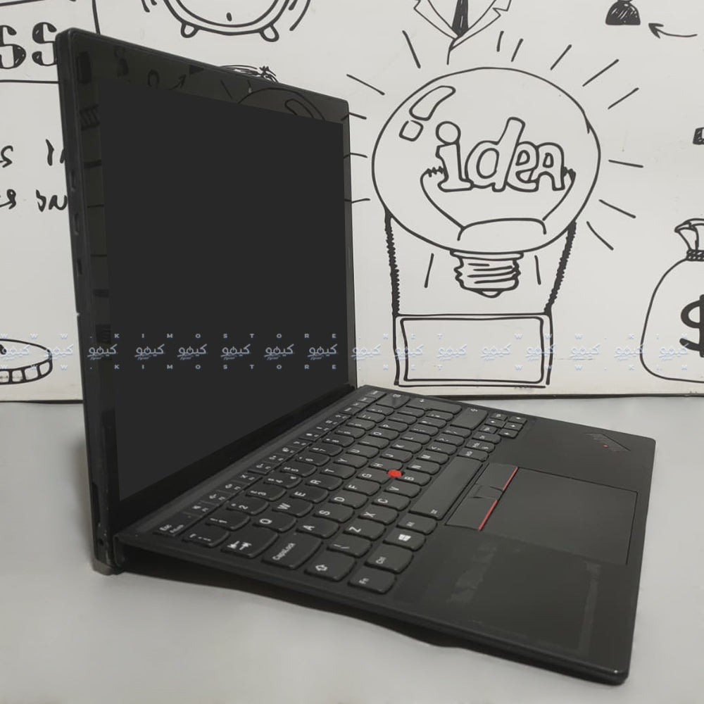 لاب توب لينوفو 2 في 1 قابل للفصل ThinkPad X1 Tablet Gen 3 (انتل كور i5-8250U - رام 8 جيجابايت DDR4 - هارد 256 جيجابايت M.2 - انتل UHD جرافيكس - شاشة 13 بوصة QHD + تاتش سكرين 360 - كاميرا) استعمال خارج