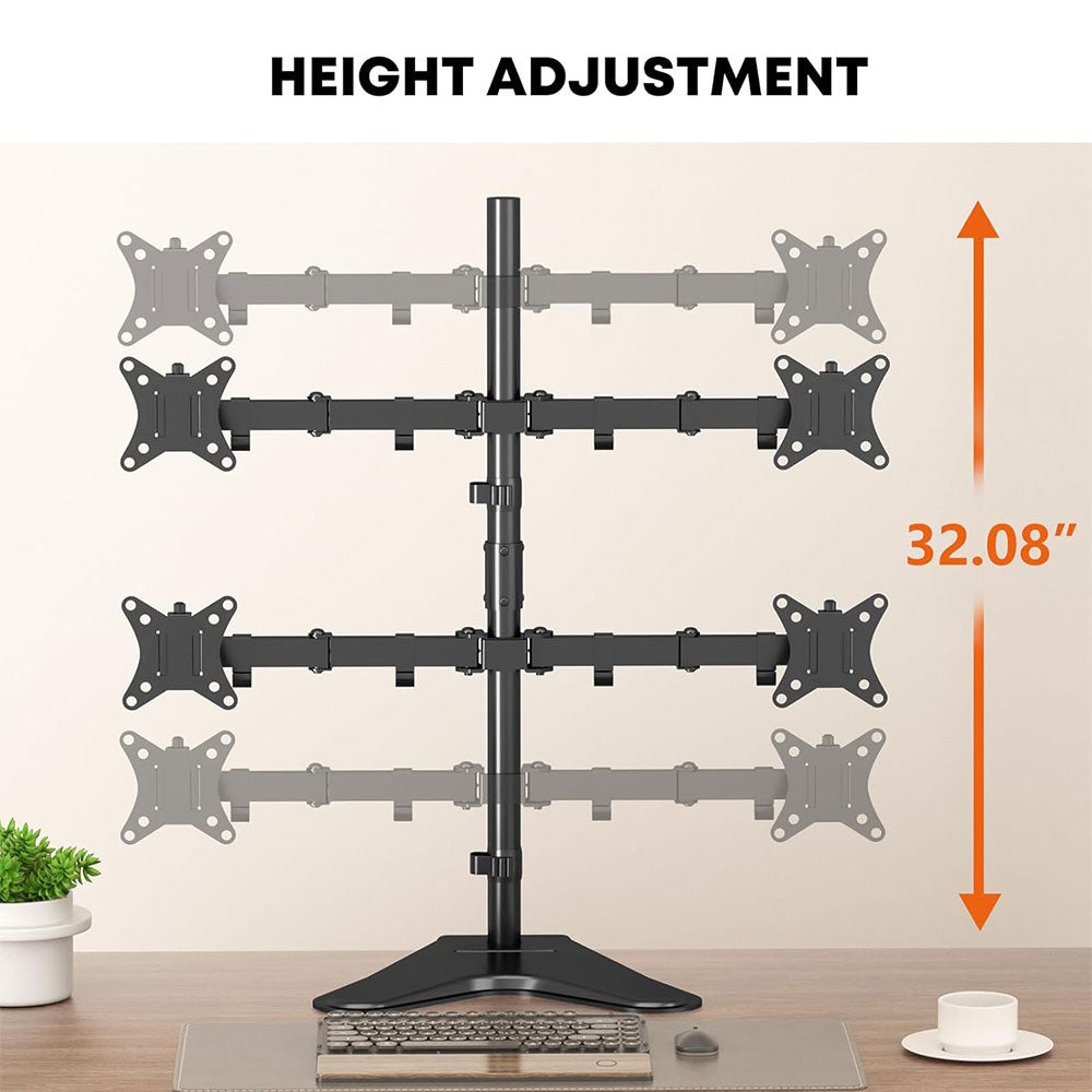 LDT91-T048 Quad Arm Full Motion Monitor Stand