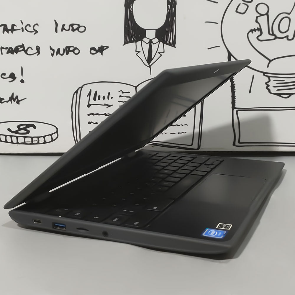 Lenovo 100e Chromebook 2nd Gen Laptop (Intel Celeron N4000 - 4GB DDR4 - eMMC 32GB - Intel UHD Graphics - 11.6 Inch HD - Cam) Original Used