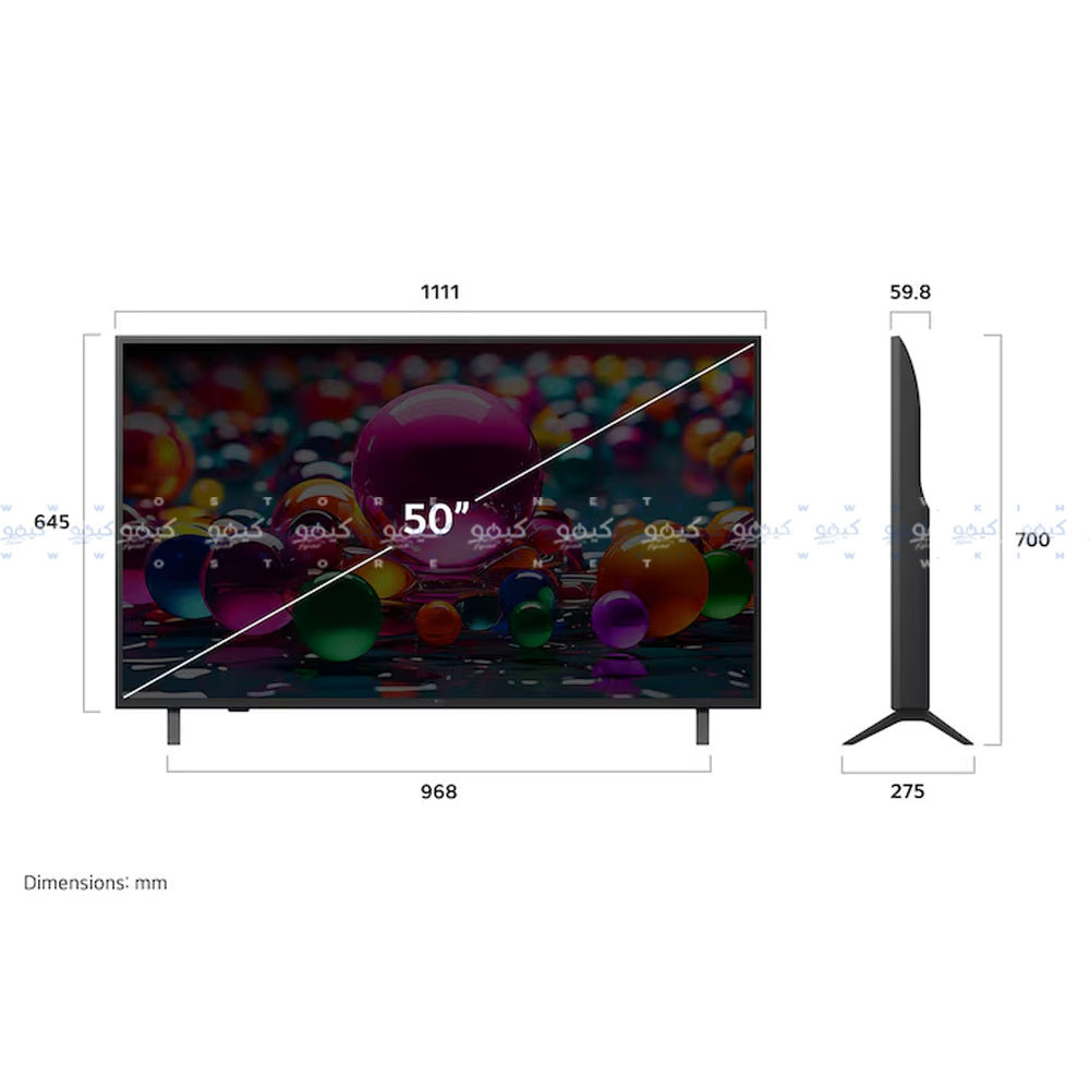 LG UA85 50UA85006LA 50 Inch 4K Smart TV With Built-In Receiver