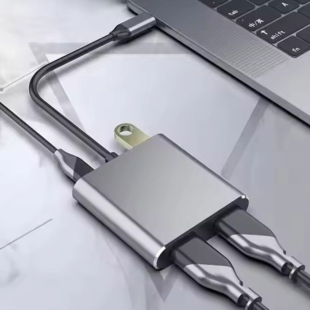 محول موزع لافينتو تايب سي4 في 1 CV152 4K